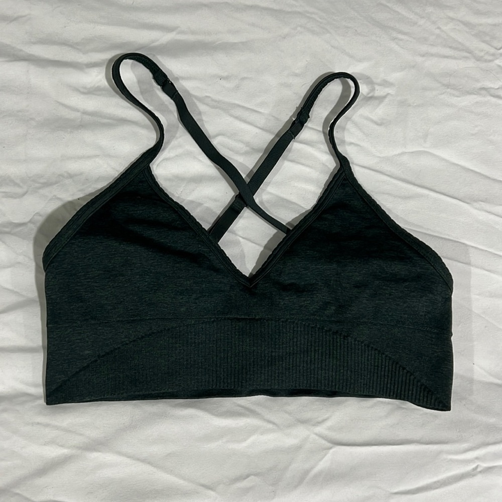 Lululemon Dark Green sports bra